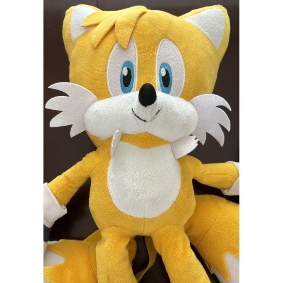 Sonic‎ the Hedgehog Tails Plush Doll Backpack 17" SEGA - Picture 2 of 8